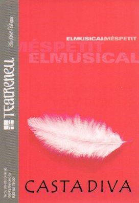 POSTAL PV05508: Publicidad Teatreneu obra Castadiva