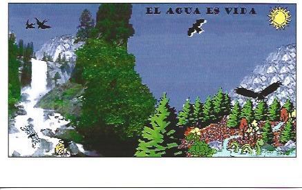POSTAL A3861: El Agua, por Victor Simo
