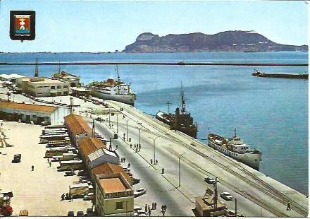 POSTAL A3920: Vista del puerto de Algeciras