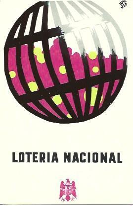 POSTAL A3782: Cartel Loteria de Jose Maria Ulibarren