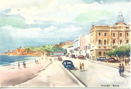 POSTAL A3822: Ramon Reig. Paseo de Lloret de Mar