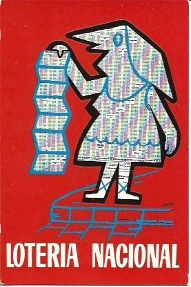 POSTAL A3788: Cartel Loteria de Pablo San Jose Garcia