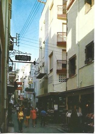 POSTAL A4040: Calle Mercaderes de Blanes