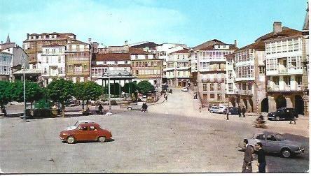 POSTAL A4032: Plaza Garcia Hermanos de Betanzos
