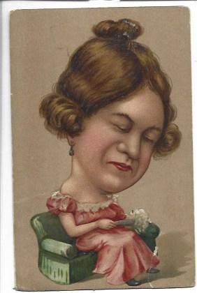 POSTAL A4092: Ilustracion de Alemania