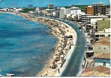 POSTAL A3965: Vista aerea de El Arenal de Mallorca