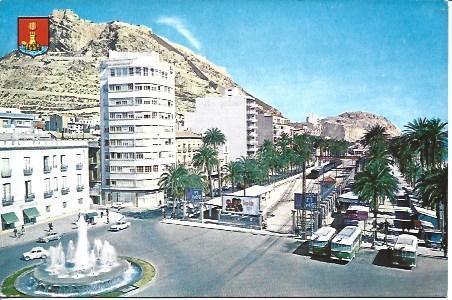 POSTAL A3925: Paseo del Mar en Alicante
