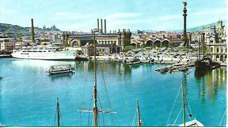 POSTAL A3986: Puerto de la Paz en Barcelona