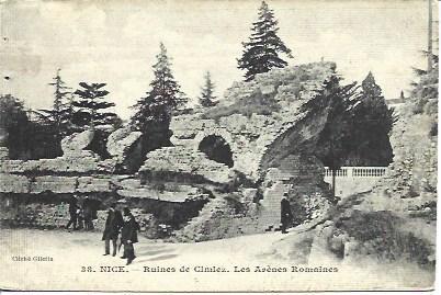 POSTAL A3485: Ruinas de Cimiez en Niza