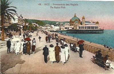 POSTAL A3474: Paseo de los Ingleses en Niza