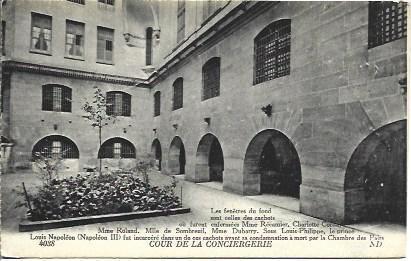 POSTAL A3544: Interior de La Conciergerie de Paris