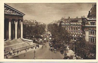 POSTAL A3525: La Madeleine de Paris