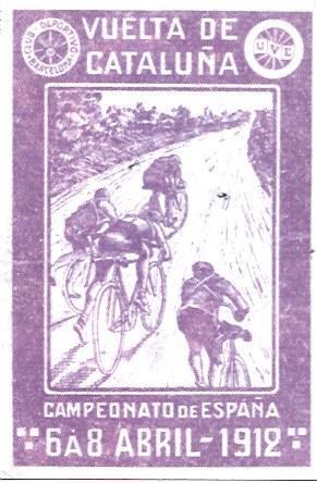POSTAL A3443: Vuelta de Catalunya de 1912