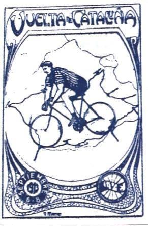 POSTAL A3444: Vuelta ciclista a Catalunya de 1913