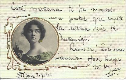 POSTAL A3424: Fotografia de mujer