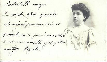 POSTAL A3425: Fotografia de Paquita