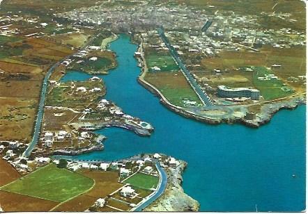 POSTAL A3733: Vista aerea de Ciudadela, Menorca
