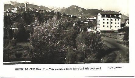 POSTAL A3589: Vista parcial de Bellver de la Cerdanya