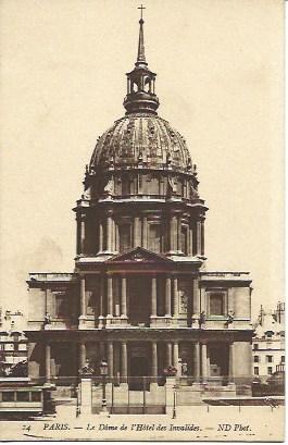 POSTAL A3551: Hotel des Invalides de Paris