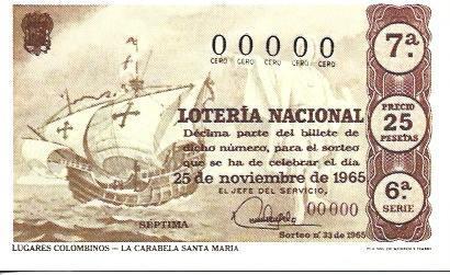 POSTAL A3613: Serie Hispanidad. Carabela Santa Maria