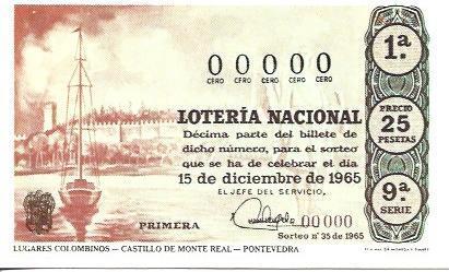 POSTAL A3615: Serie Hispanidad. Castillo de Monte Real