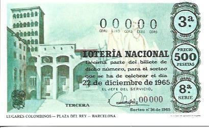 POSTAL A3616: Serie Hispanidad. Plaza del Rei de Barcelona