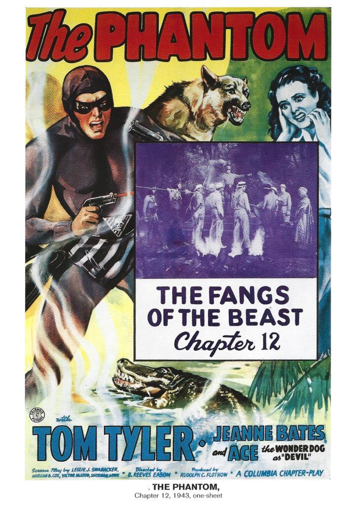 Poster DIN 4 numero 1006: The Phantom, chapter 12, 1943: The Fangs of the Beast: Tom Tyler