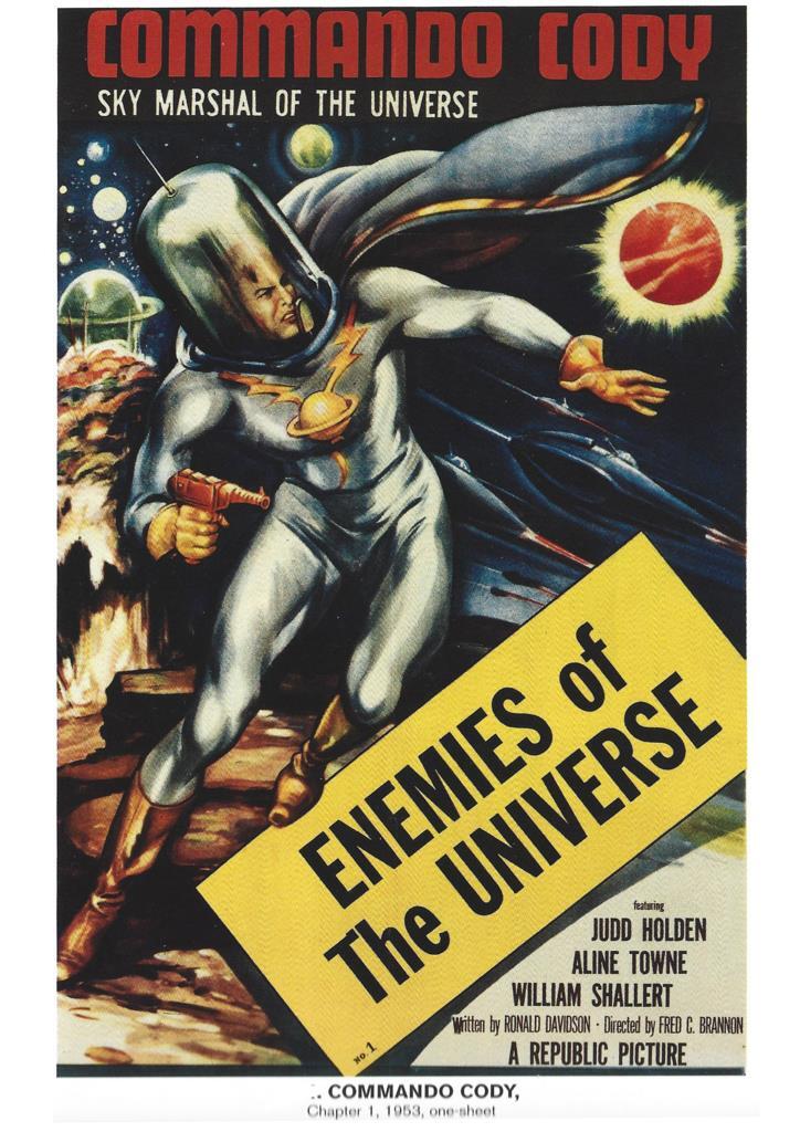 Poster DIN 4 numero 1007: Commando Cody, chapter 1, 1953: Enemies of the universe: Judd Holden, Aline Towne