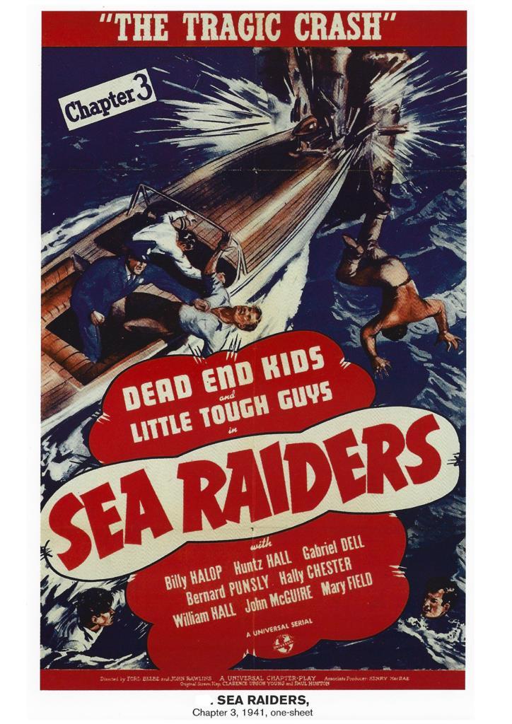 Poster DIN 4 numero 1010: Sea Raiders, chapter 3, 1941: The Tragic Crash: Billy Halop, Huntz Hall