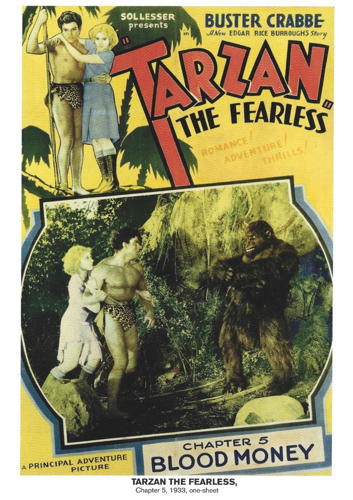 Poster DIN 4 numero 1022: Tarzan the Fearless, chapter 5, 1933: Blood Money: Buster Crabbe