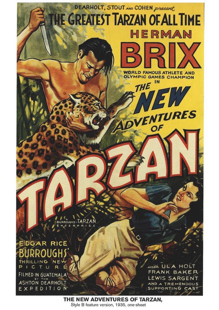 Poster DIN 4 numero 1026: The New Adventures of Tarzan, 1935: Ula Holt, Frank Baker