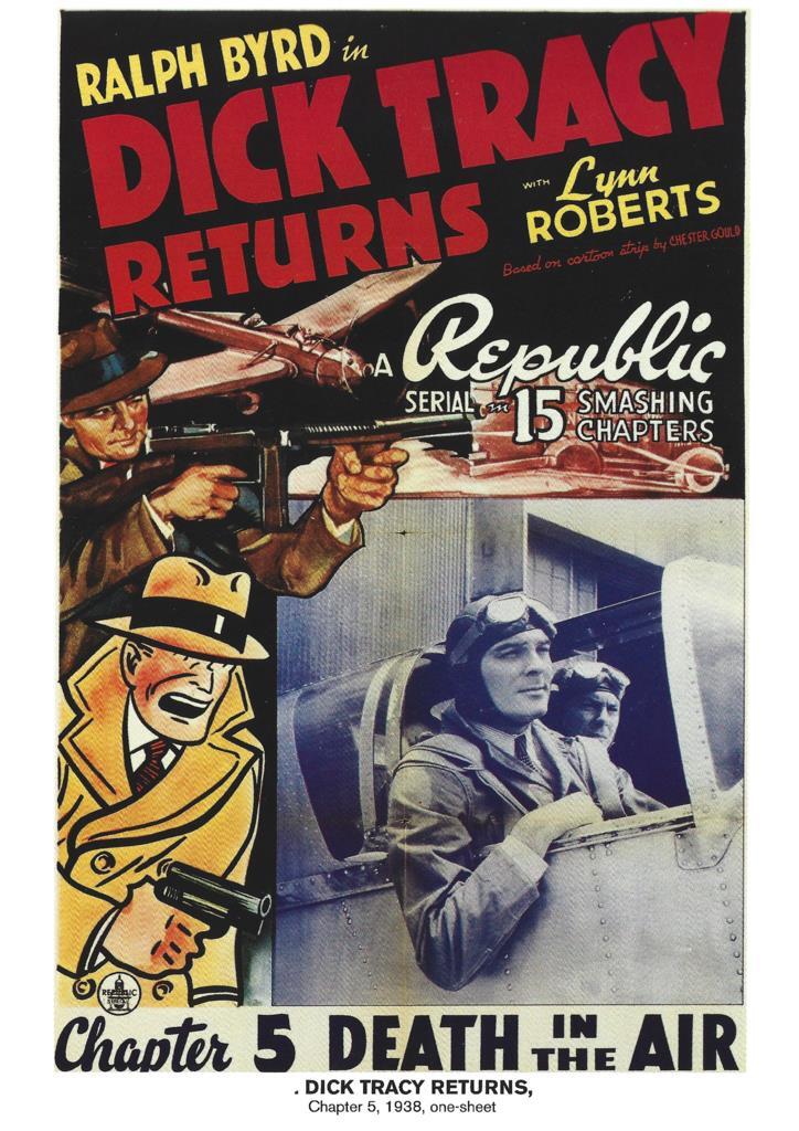 Poster DIN 4 numero 1028: Dick Tracy Returns, chapter 5, 1938: Death in the air: Ralph Byrd