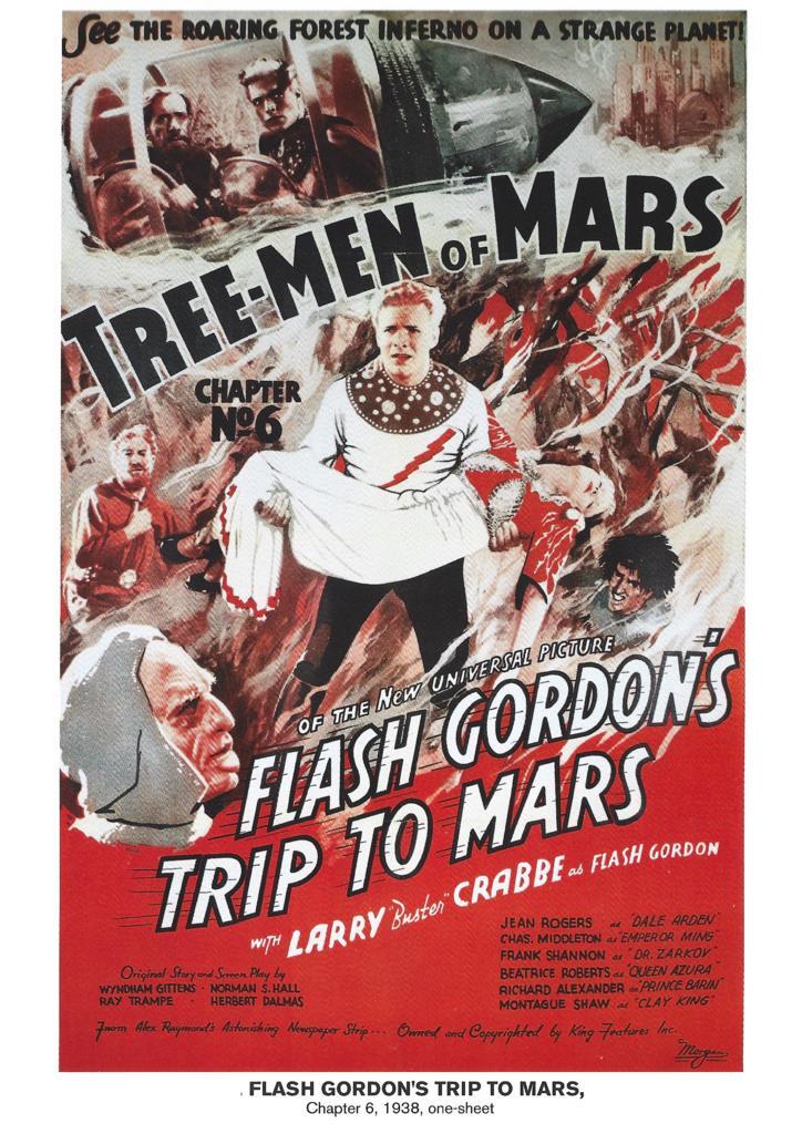 Poster DIN 4 numero 1029: Flash Gordons Trip To Mars, chapter 6, 1938: Tree-Men of Mars: Larry Buster Crabbe