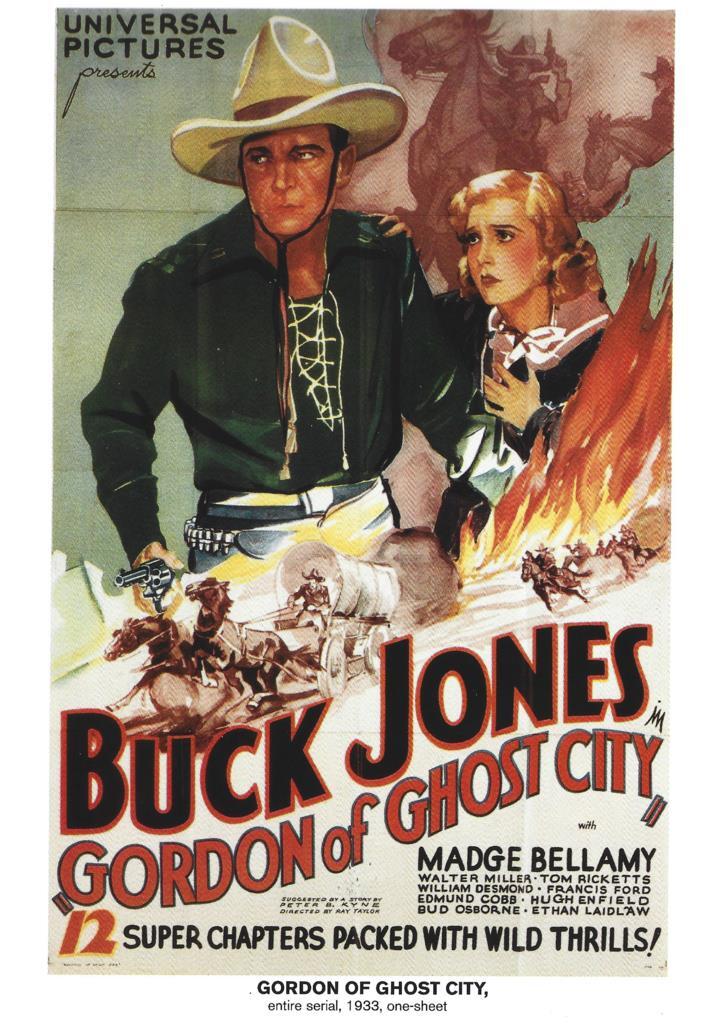 Poster DIN 4 numero 1032: Buck Jones: Gordon of Ghost City, entire serial, 1933: Madge Bellamy