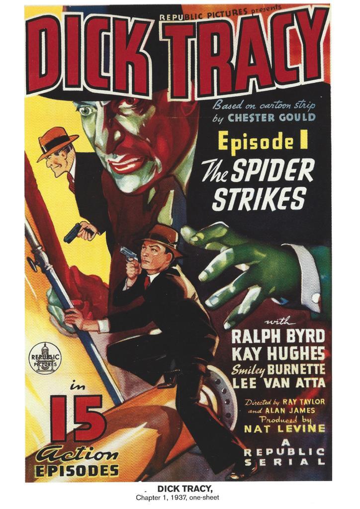 Poster DIN 4 numero 1033: Dick Tracy, chapter 1, 1937: The Spider Strikes: Ralph Byrd