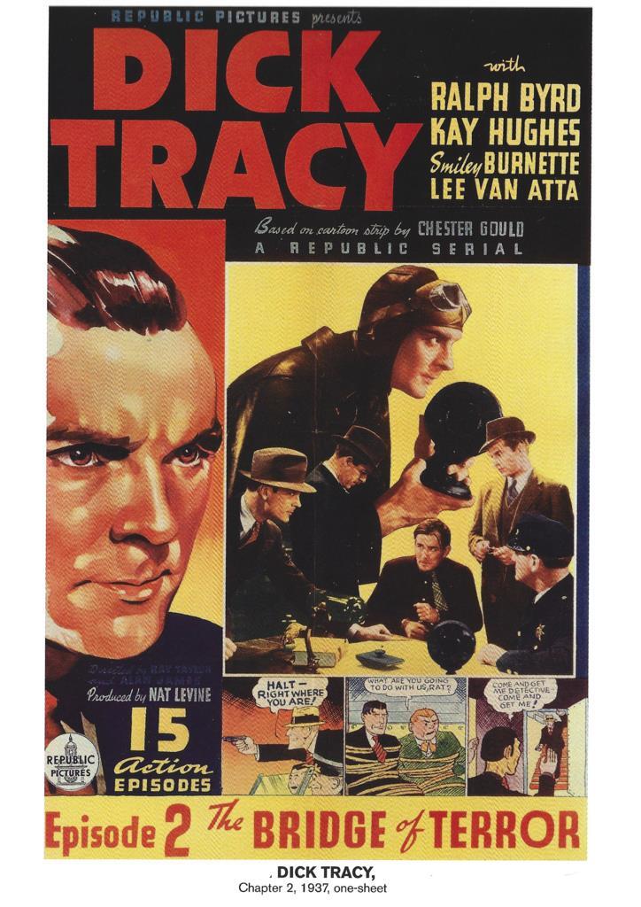 Poster DIN 4 numero 1034: Dick Tracy, chapter 2, 1937: The Bridge of Terror: Ralph Byrd