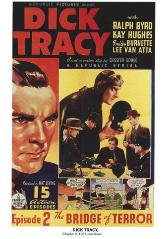 Poster DIN 4 numero 1034: Dick Tracy, chapter 2, 1937: The Bridge of Terror: Ralph Byrd