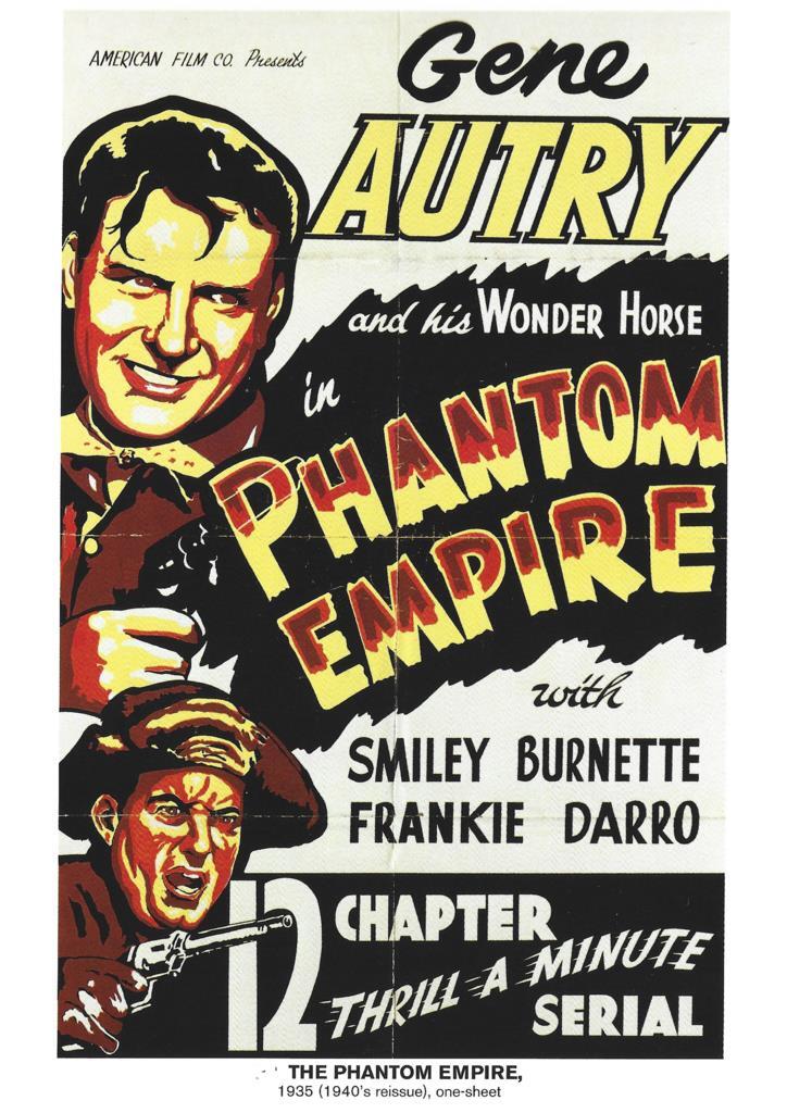 Poster DIN 4 numero 1035: Gene Autry: The Phantom empire, 1935 (1940's reissue): Wonder Horse