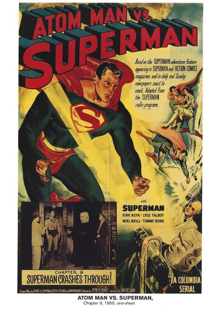 Poster DIN 4 numero 1041: Aton Man vs Superman, chapter 9, 1950: Superman Crashes Through