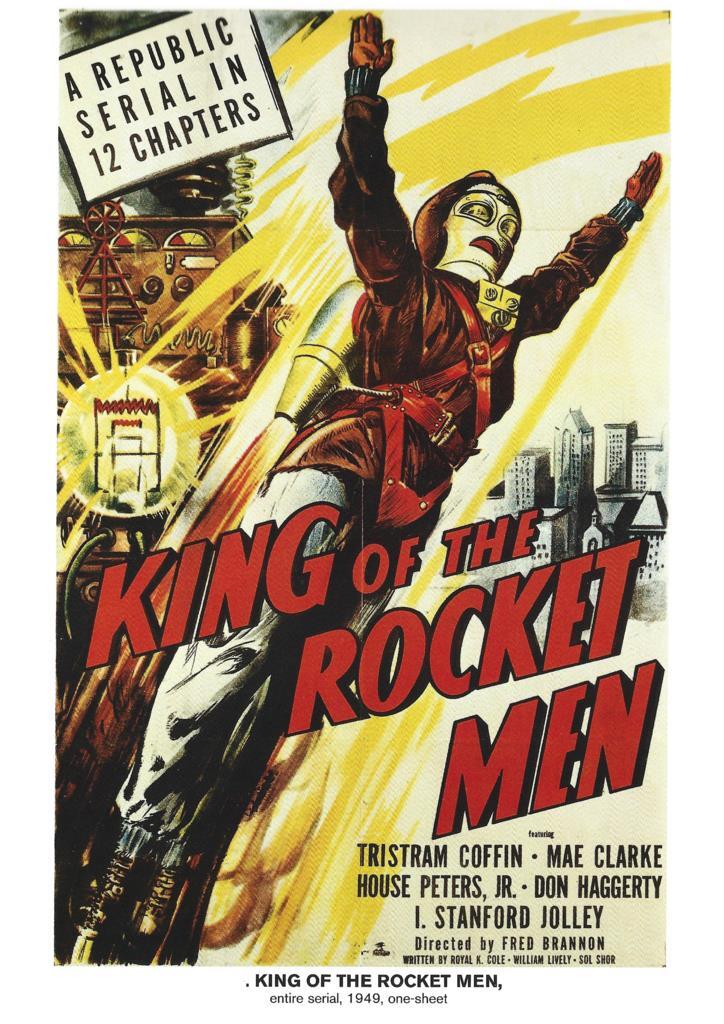 Poster DIN 4 numero 1043: King Of The Rocket Men, entire serial, 1949: Tristram Coffin