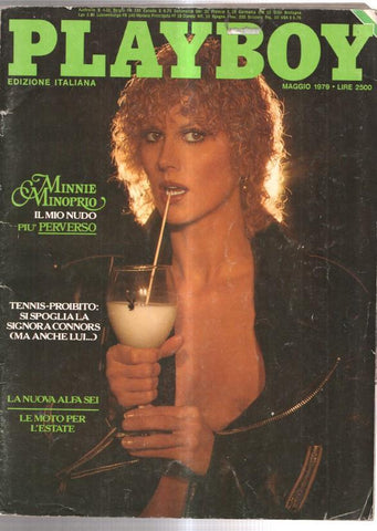 PALYBOY edizione italiana : maggio 1979: Minnie Minoprio il mio nudo piu perverso