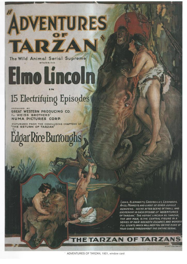 Poster DIN 4 numero 1052: Adventures of Tarzan, 1921: The Tarzan of Tarzans: Elmo Lincoln