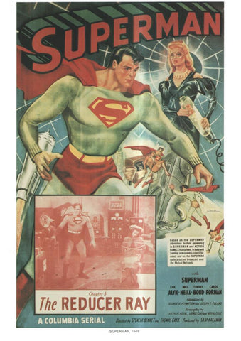 Poster DIN 4 numero 1054: Superman, 1948: The Reducer Ray: Kirk Alyn