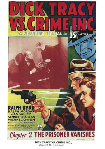 Poster DIN 4 numero 1065: Dick Tracy vs Crime Inc, chapter 2, 1941: The prisoner vanishes: Ralph Byrd