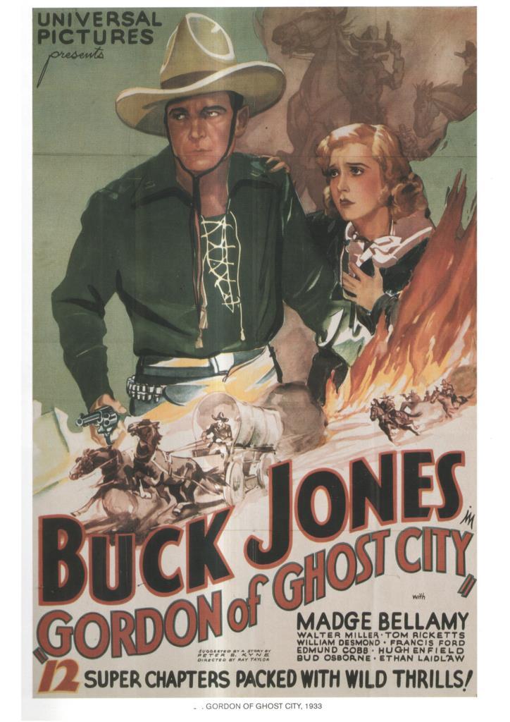 Poster DIN 4 numero 1068: Buck Jones: Gordon of Ghost City, 1933: Madge Bellamy