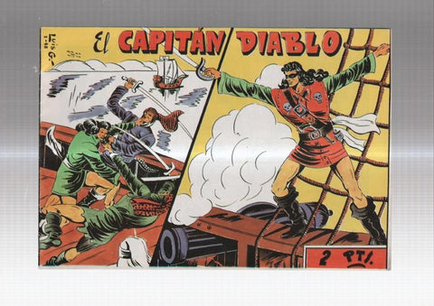 Facsimil: El Capitan Diablo (el capitan infierno) numero 1: El capitan diablo