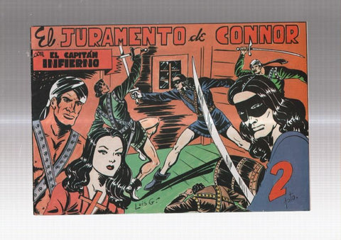 Facsimil: El Capitan Diablo (el capitan infierno) numero 4: El juramento de Connor