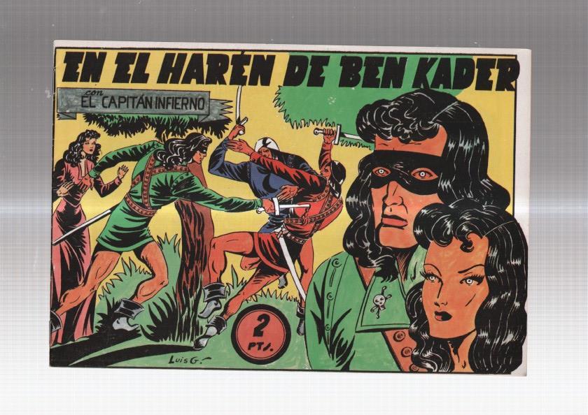 Facsimil: El Capitan Diablo (el capitan infierno) numero 5: En el haren de Ben Kader