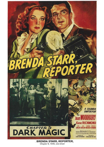 Poster DIN 4 numero 1111: Brenda Starr, reporter, chapter 9, 1945: Dark Magic: Joan Woodbury