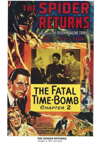 Poster DIN 4 numero 1116: The Spider Returns, chapter 2, 1941: The fatal time bomb: Warren Hull